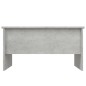 vidaXL Tavolino Salotto Grigio Cemento 80x50x42,5 cm Legno Multistrato vidaXL Tavolino Salotto Grigio Cemento 80x50x42,5 cm Legno Multistrato