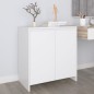 vidaXL Credenza Bianca 70x41x75 cm in Legno Multistrato vidaXL Credenza Bianca 70x41x75 cm in Legno Multistrato