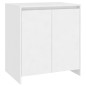 vidaXL Credenza Bianca 70x41x75 cm in Legno Multistrato vidaXL Credenza Bianca 70x41x75 cm in Legno Multistrato