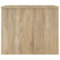 vidaXL Tavolino Salotto Rovere Sonoma 80x50,5x41,5cm Legno Multistrato vidaXL Tavolino Salotto Rovere Sonoma 80x50,5x41,5cm Legno Multistrato