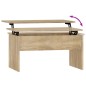 vidaXL Tavolino Salotto Rovere Sonoma 80x50,5x41,5cm Legno Multistrato vidaXL Tavolino Salotto Rovere Sonoma 80x50,5x41,5cm Legno Multistrato