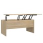 vidaXL Tavolino Rovere Sonoma 102x50,5x46,5 cm in Legno Multistrato vidaXL Tavolino Rovere Sonoma 102x50,5x46,5 cm in Legno Multistrato