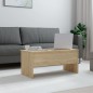 vidaXL Tavolino Rovere Sonoma 102x50,5x46,5 cm in Legno Multistrato vidaXL Tavolino Rovere Sonoma 102x50,5x46,5 cm in Legno Multistrato