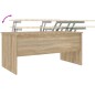 vidaXL Tavolino Rovere Sonoma 102x50,5x46,5 cm in Legno Multistrato vidaXL Tavolino Rovere Sonoma 102x50,5x46,5 cm in Legno Multistrato