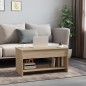 vidaXL Tavolino Salotto Rovere Sonoma 102x50x52,5 cm Legno Multistrato