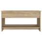 vidaXL Tavolino Salotto Rovere Sonoma 102x50x52,5 cm Legno Multistrato