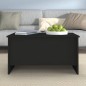 vidaXL Tavolino da Salotto Nero 80x55,5x41,5 cm in Legno Multistrato