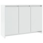 vidaXL Credenza Bianca Lucida 102x33x75 cm in Truciolato