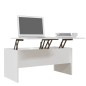 vidaXL Tavolino da Salotto Bianco 102x50,5x46,5cm in Legno Multistrato vidaXL Tavolino da Salotto Bianco 102x50,5x46,5cm in Legno Multistrato