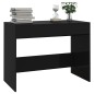vidaXL Scrivania Nera 101x50x76,5 cm in Truciolato