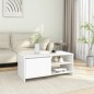 vidaXL Tavolino da Salotto Bianco 102x50x45 cm Legno Multistrato vidaXL Tavolino da Salotto Bianco 102x50x45 cm Legno Multistrato