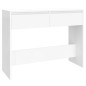 vidaXL Tavolo Consolle Bianco 100x35x76,5 cm in Truciolato vidaXL Tavolo Consolle Bianco 100x35x76,5 cm in Truciolato
