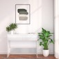 vidaXL Tavolo Consolle Bianco 100x35x76,5 cm in Truciolato vidaXL Tavolo Consolle Bianco 100x35x76,5 cm in Truciolato