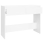 vidaXL Tavolo Consolle Bianco 100x35x76,5 cm in Truciolato vidaXL Tavolo Consolle Bianco 100x35x76,5 cm in Truciolato