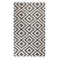 vidaXL Tappeto da Esterni Tessitura Piatta 115x170cm Nero Beige Chiaro vidaXL Tappeto da Esterni Tessitura Piatta 115x170cm Nero Beige Chiaro