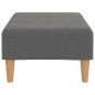 vidaXL Poggiapiedi Grigio Chiaro 78x56x32 cm in Tessuto vidaXL Poggiapiedi Grigio Chiaro 78x56x32 cm in Tessuto