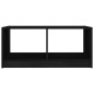 vidaXL Tavolino da Salotto Nero 75x50x33,5 cm Legno Massello di Pino