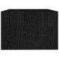 vidaXL Tavolino da Salotto Nero 75x50x33,5 cm Legno Massello di Pino