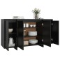 vidaXL Credenza Nera 135x41x75 cm in Truciolato vidaXL Credenza Nera 135x41x75 cm in Truciolato
