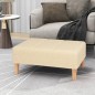 vidaXL Poggiapiedi Crema 78x56x32 cm in Tessuto vidaXL Poggiapiedi Crema 78x56x32 cm in Tessuto