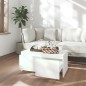 vidaXL Tavolino da Salotto Bianco 90x50x41,5 cm in Legno Multistrato vidaXL Tavolino da Salotto Bianco 90x50x41,5 cm in Legno Multistrato