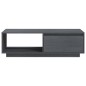 vidaXL Tavolino da Salotto Grigio 110x50x33,5cm Legno Massello di Pino vidaXL Tavolino da Salotto Grigio 110x50x33,5cm Legno Massello di Pino