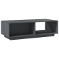 vidaXL Tavolino da Salotto Grigio 110x50x33,5cm Legno Massello di Pino vidaXL Tavolino da Salotto Grigio 110x50x33,5cm Legno Massello di Pino