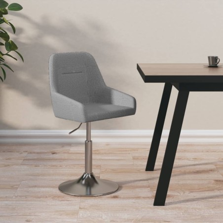 vidaXL Sgabello da Bar Grigio Scuro in Tessuto