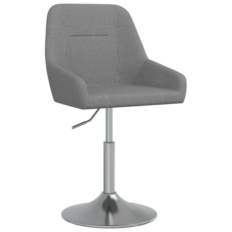 vidaXL Sgabello da Bar Grigio Scuro in Tessuto