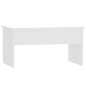 vidaXL Tavolino Bianco Lucido 80x50,5x41,5 cm in Legno Multistrato vidaXL Tavolino Bianco Lucido 80x50,5x41,5 cm in Legno Multistrato