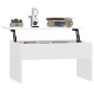 vidaXL Tavolino Bianco Lucido 80x50,5x41,5 cm in Legno Multistrato vidaXL Tavolino Bianco Lucido 80x50,5x41,5 cm in Legno Multistrato