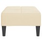 vidaXL Poggiapiedi Crema 78x56x32 cm in Velluto vidaXL Poggiapiedi Crema 78x56x32 cm in Velluto