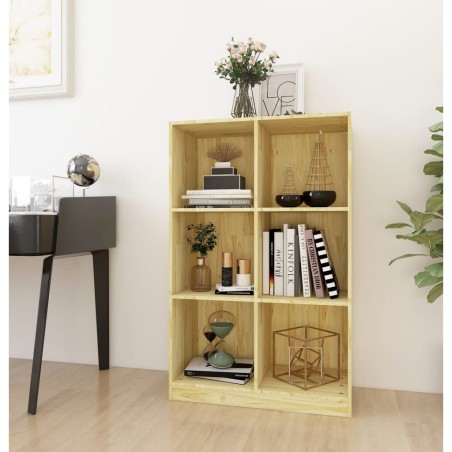 vidaXL Libreria 70x33x110 cm in Legno Massello di Pino