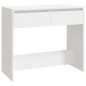 vidaXL Tavolo Consolle Bianco 89x41x76,5 cm in Acciaio vidaXL Tavolo Consolle Bianco 89x41x76,5 cm in Acciaio