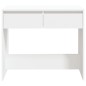 vidaXL Tavolo Consolle Bianco 89x41x76,5 cm in Acciaio vidaXL Tavolo Consolle Bianco 89x41x76,5 cm in Acciaio