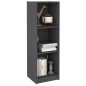 vidaXL Libreria/Divisorio Grigio 36x33x110 cm Legno Massello di Pino vidaXL Libreria/Divisorio Grigio 36x33x110 cm Legno Massello di Pino