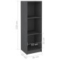 vidaXL Libreria/Divisorio Grigio 36x33x110 cm Legno Massello di Pino vidaXL Libreria/Divisorio Grigio 36x33x110 cm Legno Massello di Pino