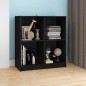 vidaXL Credenza Nera 70x33x76 cm in Legno Massello di Pino vidaXL Credenza Nera 70x33x76 cm in Legno Massello di Pino