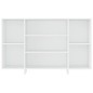 vidaXL Credenza Bianca 120x30x75 cm in Legno Multistrato vidaXL Credenza Bianca 120x30x75 cm in Legno Multistrato