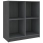 vidaXL Credenza Grigia 70x33x76 cm in Legno Massello di Pino vidaXL Credenza Grigia 70x33x76 cm in Legno Massello di Pino