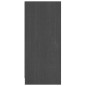 vidaXL Credenza Grigia 70x33x76 cm in Legno Massello di Pino vidaXL Credenza Grigia 70x33x76 cm in Legno Massello di Pino