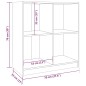 vidaXL Credenza Grigia 70x33x76 cm in Legno Massello di Pino vidaXL Credenza Grigia 70x33x76 cm in Legno Massello di Pino