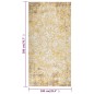 vidaXL Tappeto da Esterni a Tessitura Piatta 100x200 cm Giallo vidaXL Tappeto da Esterni a Tessitura Piatta 100x200 cm Giallo