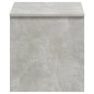 vidaXL Tavolino Grigio Cemento 102x50,5x52,5 cm in Legno Multistrato