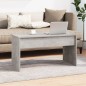 vidaXL Tavolino Grigio Cemento 102x50,5x52,5 cm in Legno Multistrato