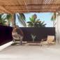 Tenda da Sole Laterale Retrattile Nera 140x600 cm Tenda da Sole Laterale Retrattile Nera 140x600 cm