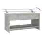 vidaXL Tavolino Salotto Grigio Cemento 102x50x52,5cm Legno Multistrato