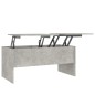 vidaXL Tavolino Grigio Cemento 102x50,5x46,5 cm in Legno Multistrato vidaXL Tavolino Grigio Cemento 102x50,5x46,5 cm in Legno Multistrato