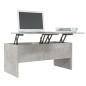 vidaXL Tavolino Grigio Cemento 102x50,5x46,5 cm in Legno Multistrato vidaXL Tavolino Grigio Cemento 102x50,5x46,5 cm in Legno Multistrato