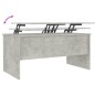 vidaXL Tavolino Grigio Cemento 102x50,5x46,5 cm in Legno Multistrato vidaXL Tavolino Grigio Cemento 102x50,5x46,5 cm in Legno Multistrato